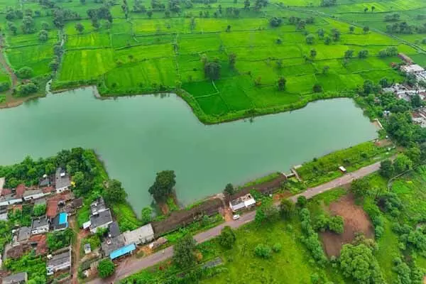 Chhattisgarh News: 9 एकड़ के तालाब से 50 एकड़ खेत की सिंचाई , धमतरी के कन्हारपुरी में प्रदेश का सबसे बड़ा अमृत सरोवर