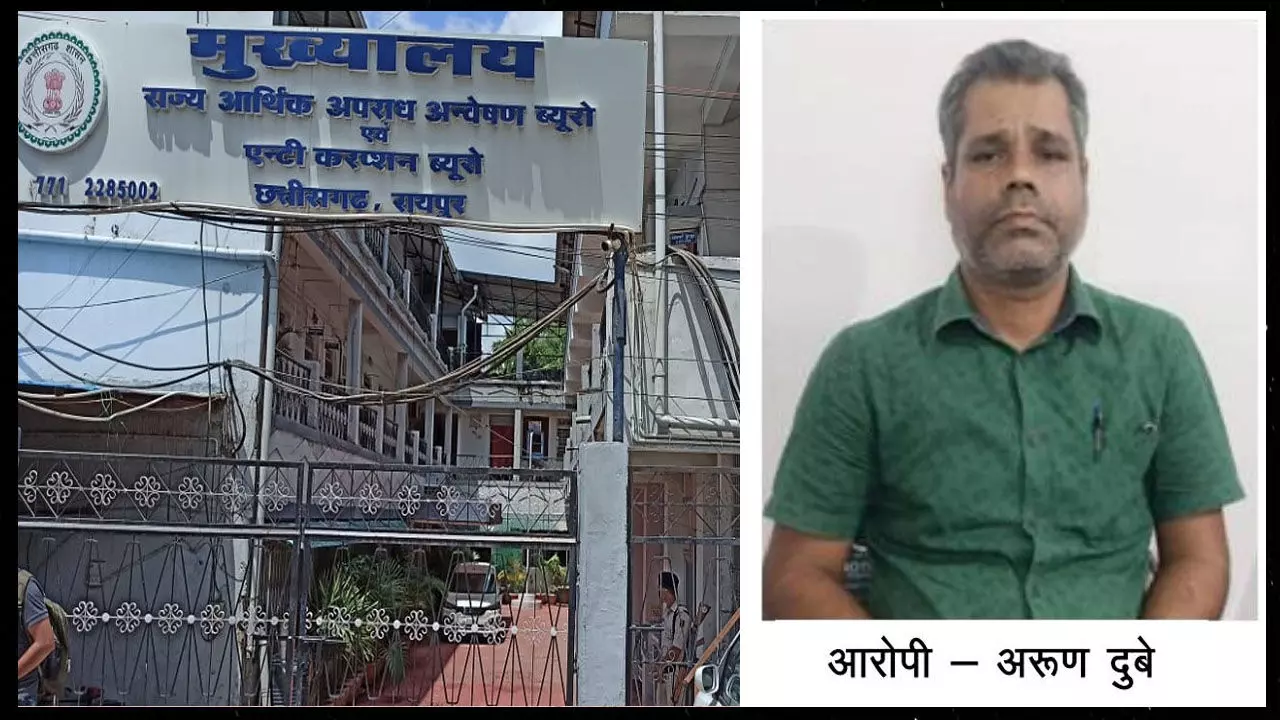 CG ACB Action: रिश्वतखोर आरटीई प्रभारी गिरफ्तार, स्कूलों की क्लेम राशि निकालवाने के एवज में 50 हजार की घूस लेते एसीबी ने पकड़ा