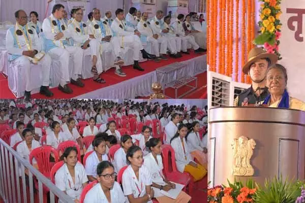 President's visit to Chhattisgarh: राष्ट्रपति मुर्मु ने कहा- नया भारत विश्व में अपना उचित स्थान पाने के लिए आगे बढ़ रहा है