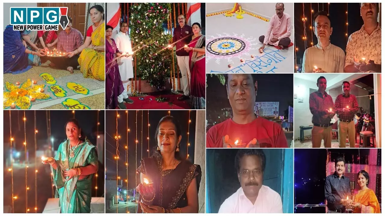 CG Teacher News: शिक्षकों का अनूठा प्रदर्शन: सेवा गणना और वेतन विसंगति दूर करने के नाम पर "दीप" जलाकर दिया संदेश