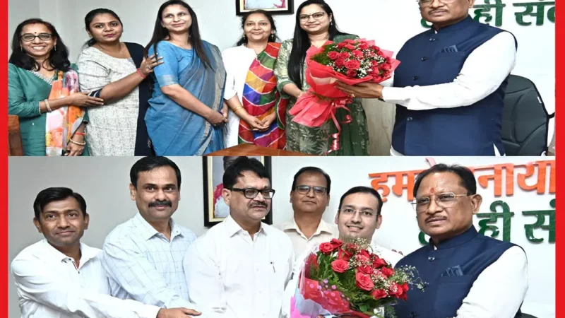 मुख्यमंत्री का राज्य प्रशासनिक सेवा के पदोन्नत अधिकारियों ने जताया आभार