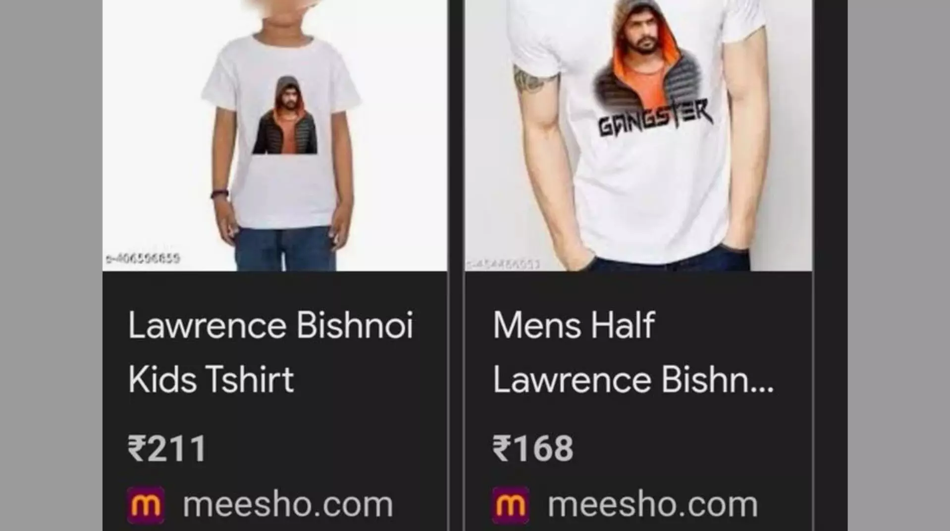 Lawrence Bishnoi T-shirt: लॉरेंस बिश्नोई के प्रिंट वाली टी-शर्ट बेचने पर 'मीशो' पर भड़के लोग, बोले- गैंगस्टरों का महिमांडन बंद करो!