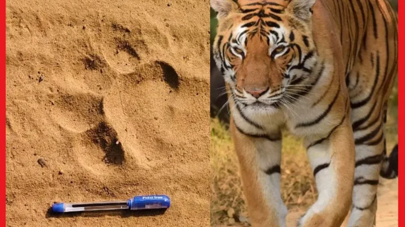 छत्तीसगढ़ के मानिकपुर जंगल में बाघ की चहल कदमी, पंजे के निशान मिलने से हड़कंप…