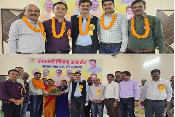 CG Education: शिक्षकों का दिवाली मिलन: सैकड़ों शिक्षकों ने ली शालेय शिक्षक संघ की सदस्यता, वीरेंद्र दुबे बोलें-बंटेंगे तो बहुत भुगतेंगे