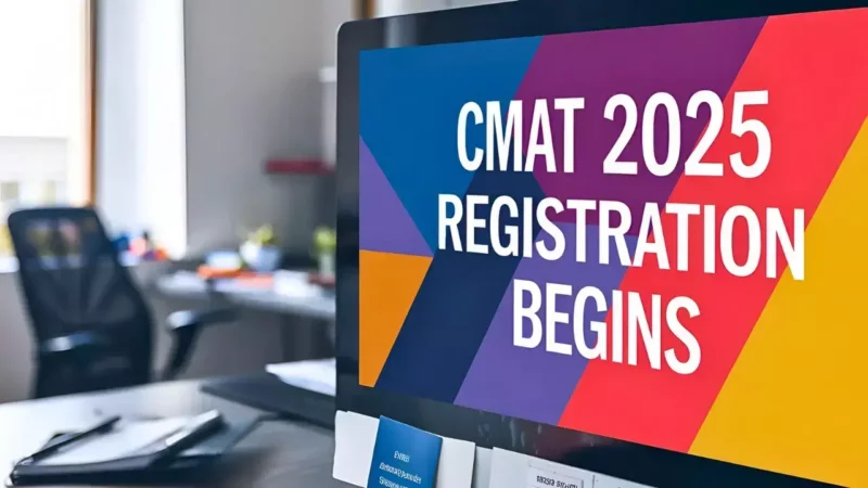 CMAT 2025 Registration: कॉमन मैनेजमेंट एडमिशन टेस्ट (CMAT) 2025 के आवेदन हुए शुरू, 13 दिसंबर 2024 तक आखरी मौका!