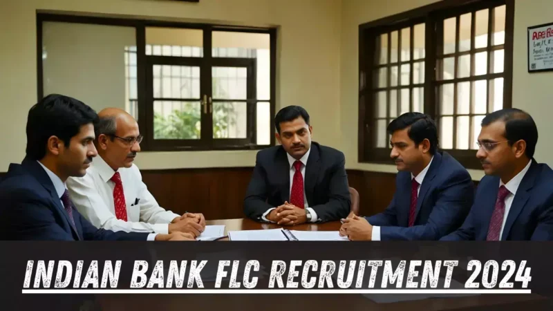 Indian Bank FLC Recruitment 2024: इंडियन बैंक में बिना परीक्षा के नौकरी का सुनहरा मौका! 30 नवंबर 2024 तक करें आवेदन