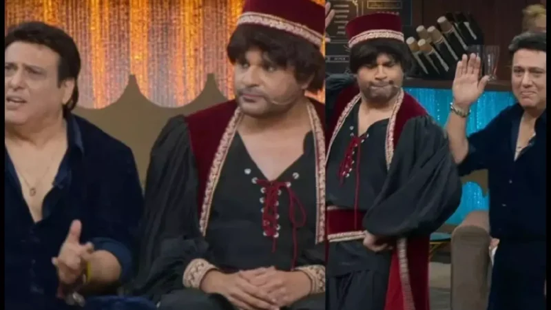 कपिल शर्मा के शो में मामा-भांजे की खास मुलाकात, गोविंदा और कृष्णा अभिषेक ने सुलझाया झगड़ा