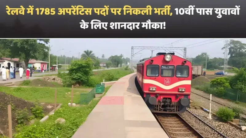 RRC SER Railway Apprentice Recruitment 2024: रेलवे में 1785 अपरेंटिस पदों पर निकली भर्ती, 10वीं पास युवावों के लिए शानदार मौका
