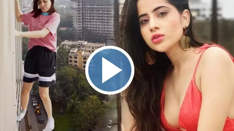 Urfi Javed Video: OMG! उर्फी जावेद ने ऊंची बिल्डिंग से लगाई छलांग, देखिए दिल दहना देने वाला वीडियो…