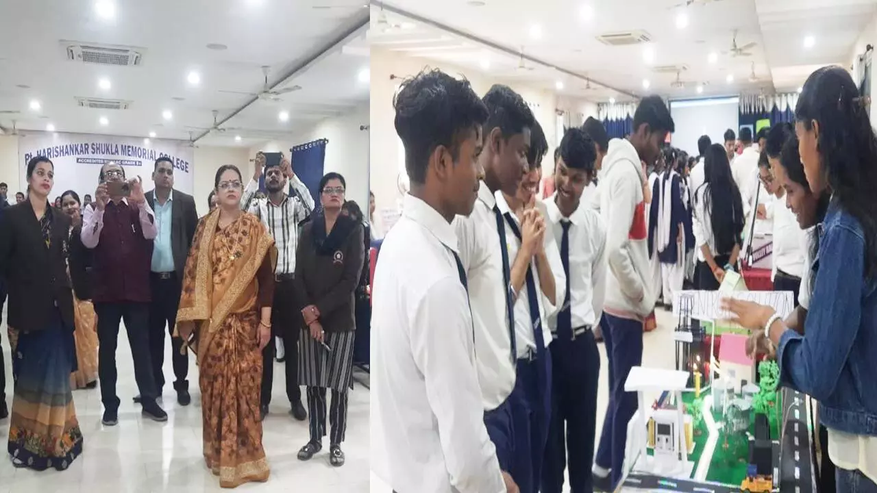 Pt. Harishankar Shukla Memorial College: पं. हरिशंकर शुक्ल स्मृति महाविद्यालय में "तीन दिवसीय विज्ञान मॉडल प्रदर्शनी"…