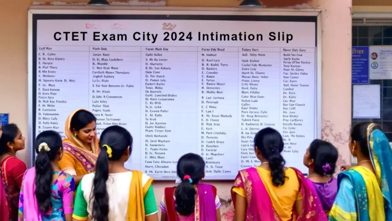CTET 2024 एग्जाम सिटी स्लिप जारी, एडमिट कार्ड जल्द, जानें परीक्षा की पूरी डिटेल्स