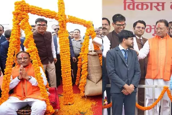 CG NEWS: जनादेश दिवस पर रायगढ़ में बड़ा आयोजन: CM बोलें- एक साल के भीतर ही मोदी की गारंटी के अधिकांश वायदों हो गए पूरे