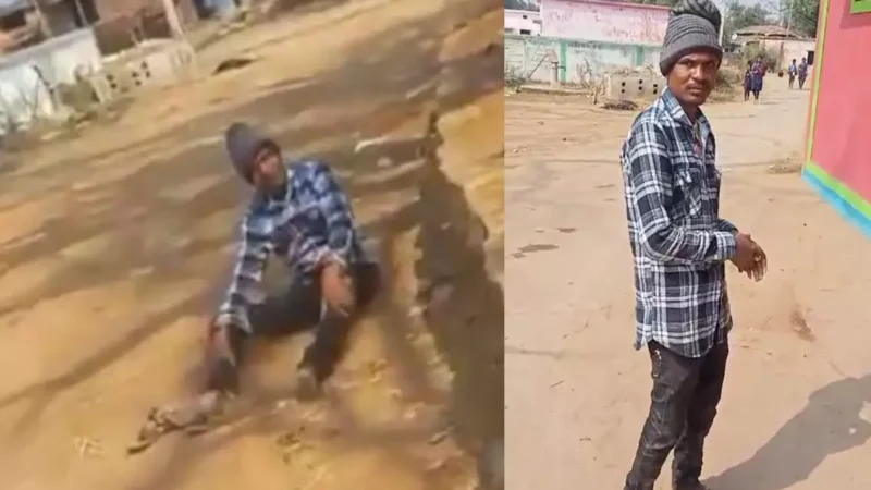Teacher Video Viral: फिर एक शराबी शिक्षक का वीडियो वायरल, नशे में धुत्त होकर स्कूल के बाहर सड़क पर बैठा रहा