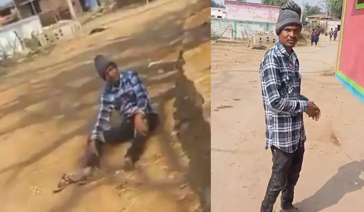 Teacher Video Viral: फिर एक शराबी शिक्षक का वीडियो वायरल, नशे में धुत्त होकर स्कूल के बाहर सड़क पर बैठा रहा