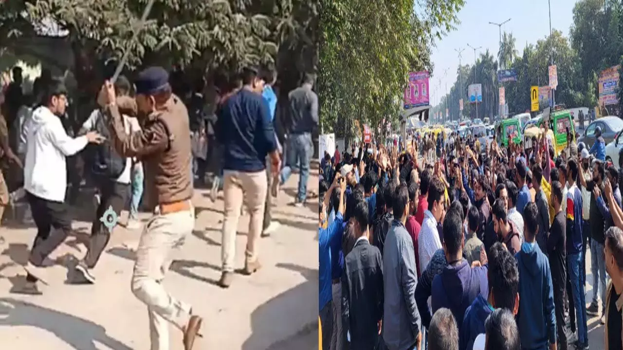 Patna BPSC News: "वन डे वन शिफ्ट" की मांग को लेकर बवाल, BPSC के छात्रों को पुलिस ने दौड़ा- दौड़ाकर मारा, आयोग के बाहर कर रहे थे प्रदर्शन, Video