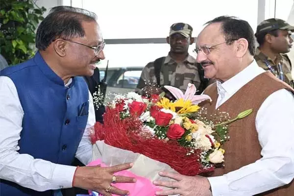 Chhattisgarh News: जनादेश परब: विष्णु सरकार की सराहना करते हुए नड्डा ने कांग्रेस पर साधा निशाना, बोलें- हम सत्ता का उपयोग करते हैं और वे..