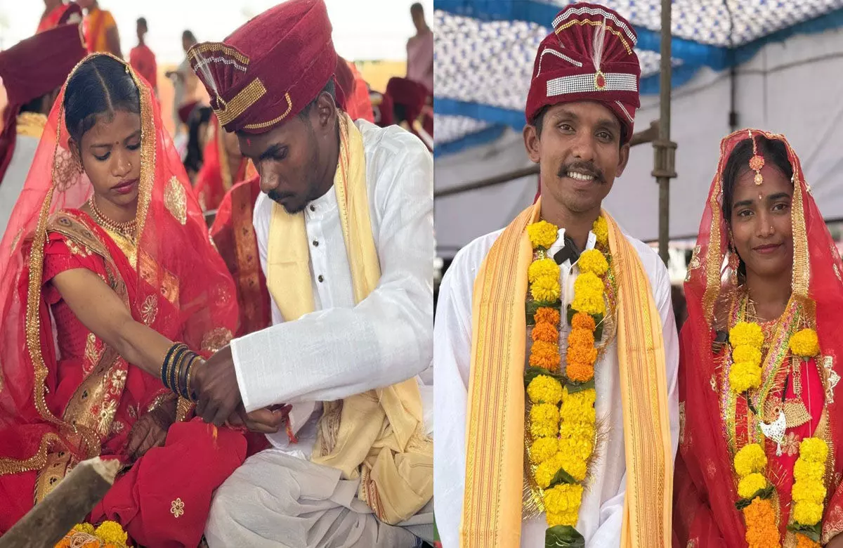 घोर नक्सल इलाकों में मुख्यमंत्री कन्या विवाह योजना से हो रही है नई जिंदगियों की शुरुआत, जवान ने नक्सल पीड़िता से रचाई शादी