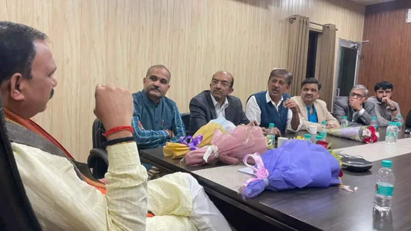 डाक्टरों की स्वास्थ्य मंत्री से अहम मुलाक़ात, IMA भवन क़े लिए एक करोड़ का दिया आश्वासन