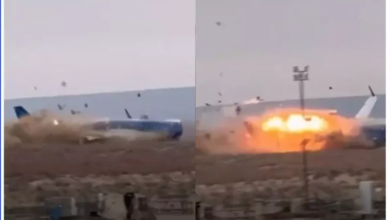 बड़ा विमान हादसा, 42 लोगों की मौत, 70 यात्री थे सवार, एयरपोर्ट के पास बड़ा हादसा…