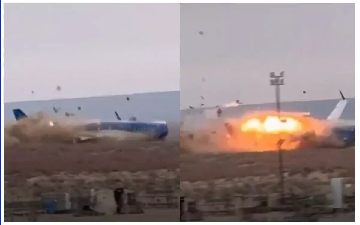 बड़ा विमान हादसा, 42 लोगों की मौत, 70 यात्री थे सवार, एयरपोर्ट के पास बड़ा हादसा…