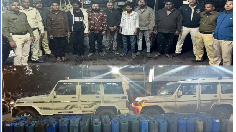 Chhattisgarh: छह पुलिसकर्मी सस्पेंड़, SECL खदान में डीजल चोरी करने वाले गिरोह का खुलासा, 7 आरोपी गिरफ्तार…