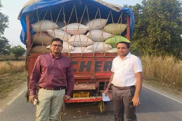 Bilaspur News: धान की तस्करी: सवा 8 लाख रुपए का 264 क्विंटल धान जब्त