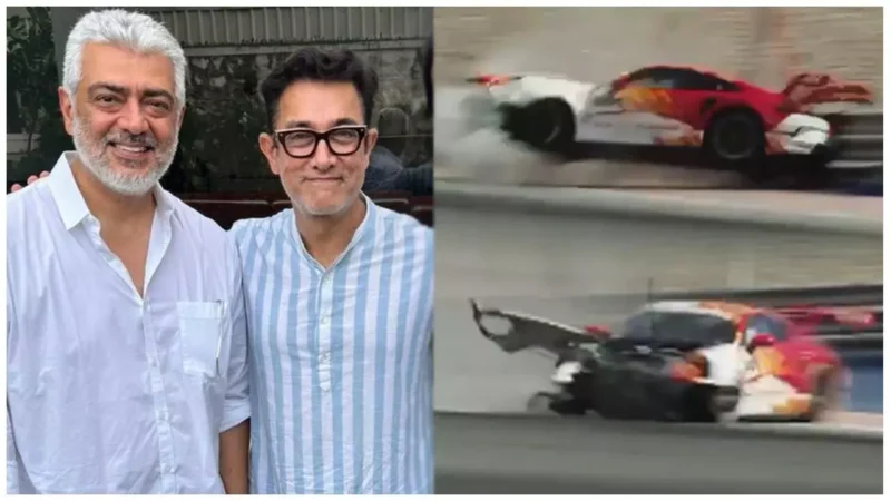 Ajith Kumar Car Accident: सुपरस्टार अजित कुमार का हुआ भयानक कार क्रैश, बैरियर से टकराने के बाद 7 बार घूमी, देखें दहला देने वाला वीडियो…