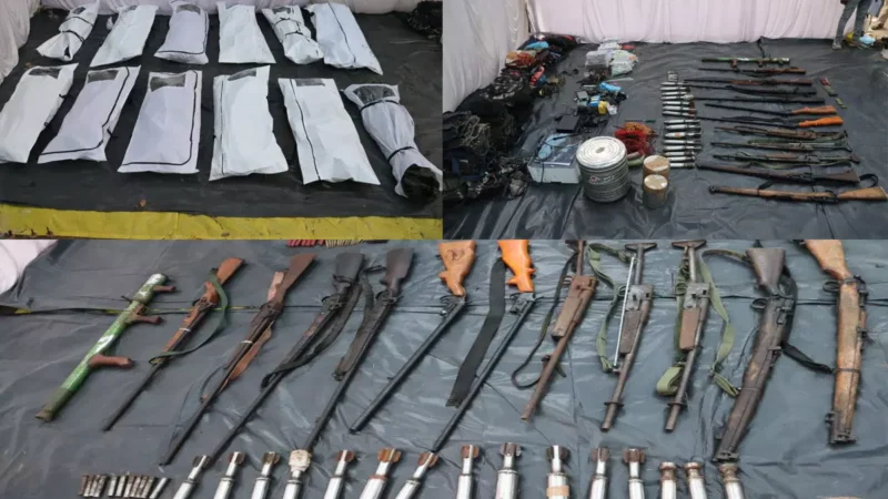 CG Naxal News: पांच महिला नक्सली समेत 12 माओवादी ढ़ेर, भारी मात्रा में हथियार बरामद…