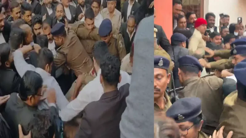 Raipur News: कोर्ट में धुनाई, अधिवक्ता पर हमला करने वाले की वकीलों ने की जमकर पिटाई…देखें वीडियो