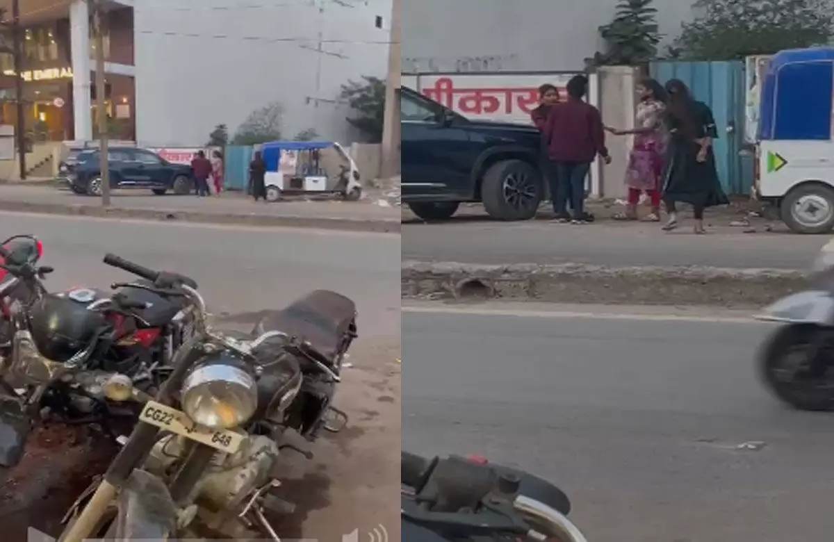 Bilaspur News: लड़कियों के मारपीट का वीडियो वायरल, तीन लड़कियों ने मिलकर एक को पीटा, देखें वीडियो
