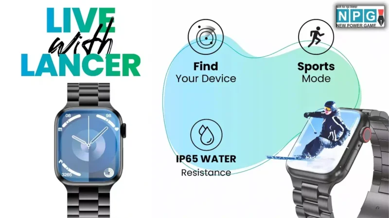 LYNE Lancer 16 स्मार्टवॉच लॉन्च: कॉलिंग, हेल्थ ट्रैकिंग और स्टाइल का बेस्ट कॉम्बो, कीमत सिर्फ ₹1,799!