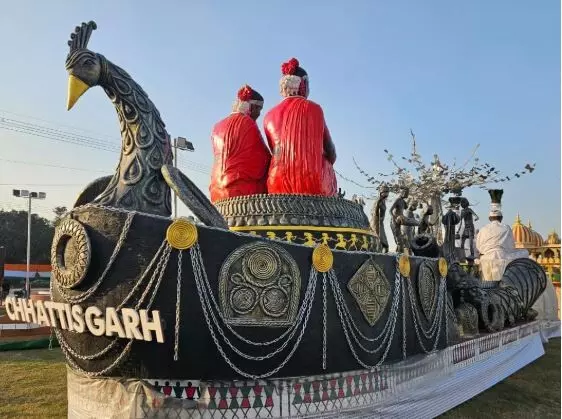 लाल किले में पहुंची छत्तीसगढ़ की झांकी, बढ़ाएगी शोभा, 26 से 31 जनवरी तक होगा भारत पर्व का आयोजन
