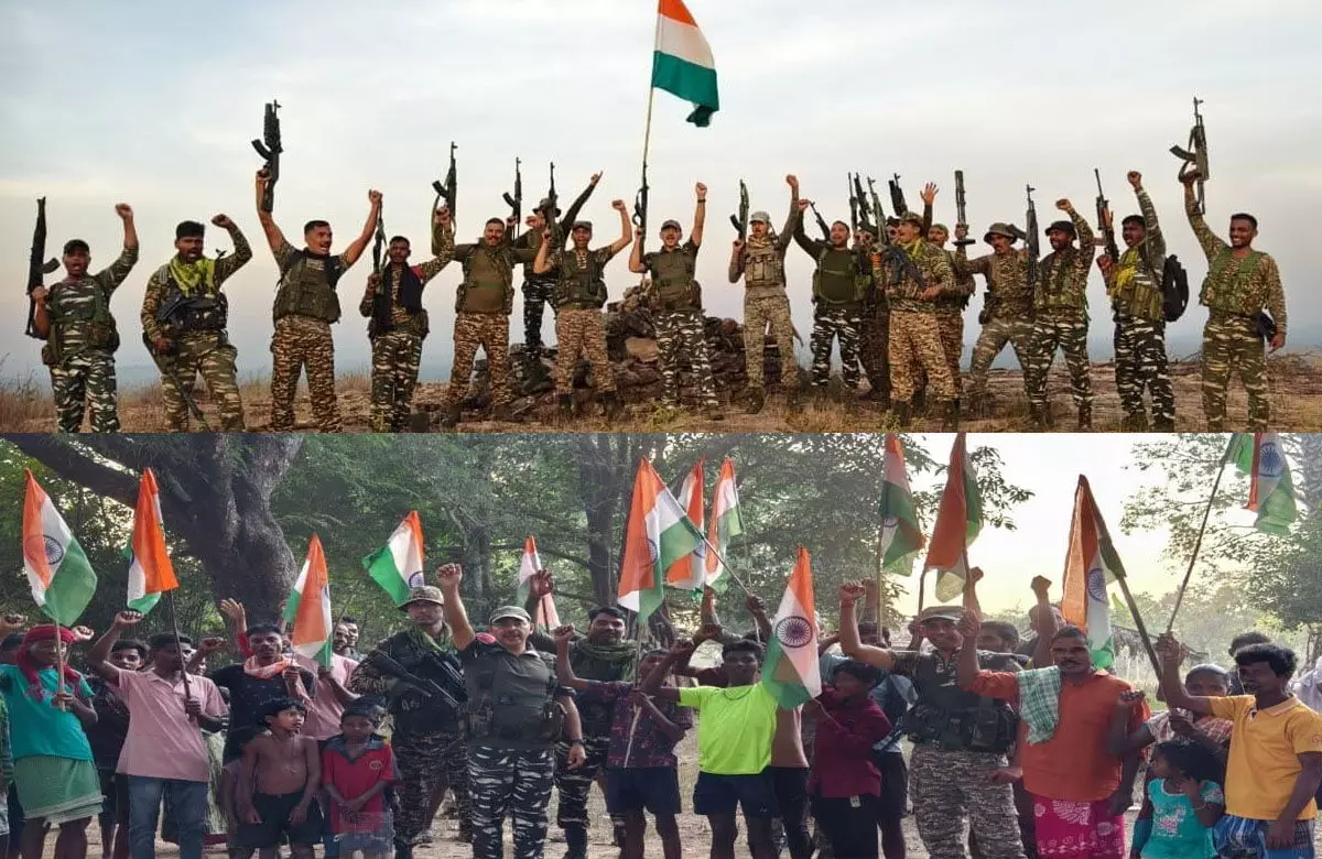 बस्तर के 26 गांवों में पहली बार लहराया तिरंगा, नक्सल उन्मूलन अभियान की सफलता से बदली तस्वीर