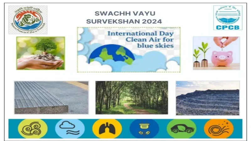 Swachh Vayu Survekshan-2024: स्वच्छ वायु सर्वेक्षण-2024 के परिणाम घोषित, रायपुर ने देश के टॉप 10 शहरों में जगह बनाई…