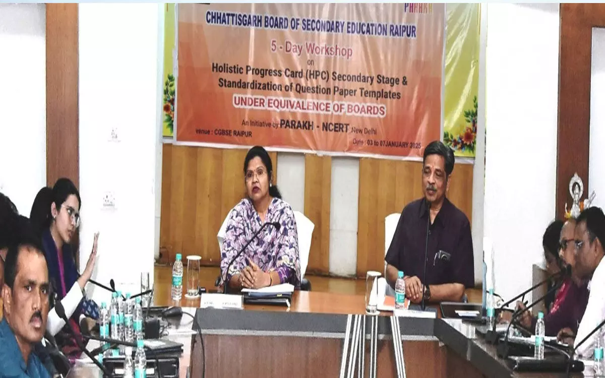 CG School News: छत्तीसगढ़ माध्यमिक शिक्षा मंडल में राष्ट्रीय शिक्षा नीति के तहत कार्यशाला का आयोजन…