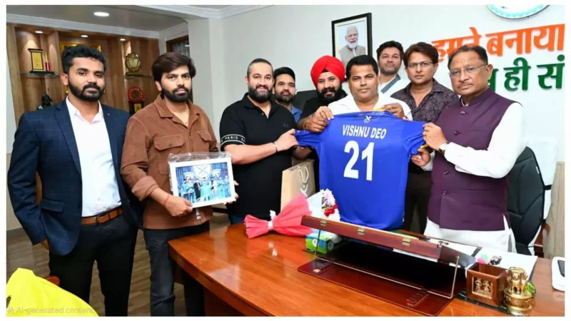 Legend 90 Cricket League 2025: लेजेंड 90 क्रिकेट लीग 6 फरवरी से नवा रायपुर में, आयोजकों ने CM को भेंट की छत्तीसगढ़ वारियर्स की जर्सी…