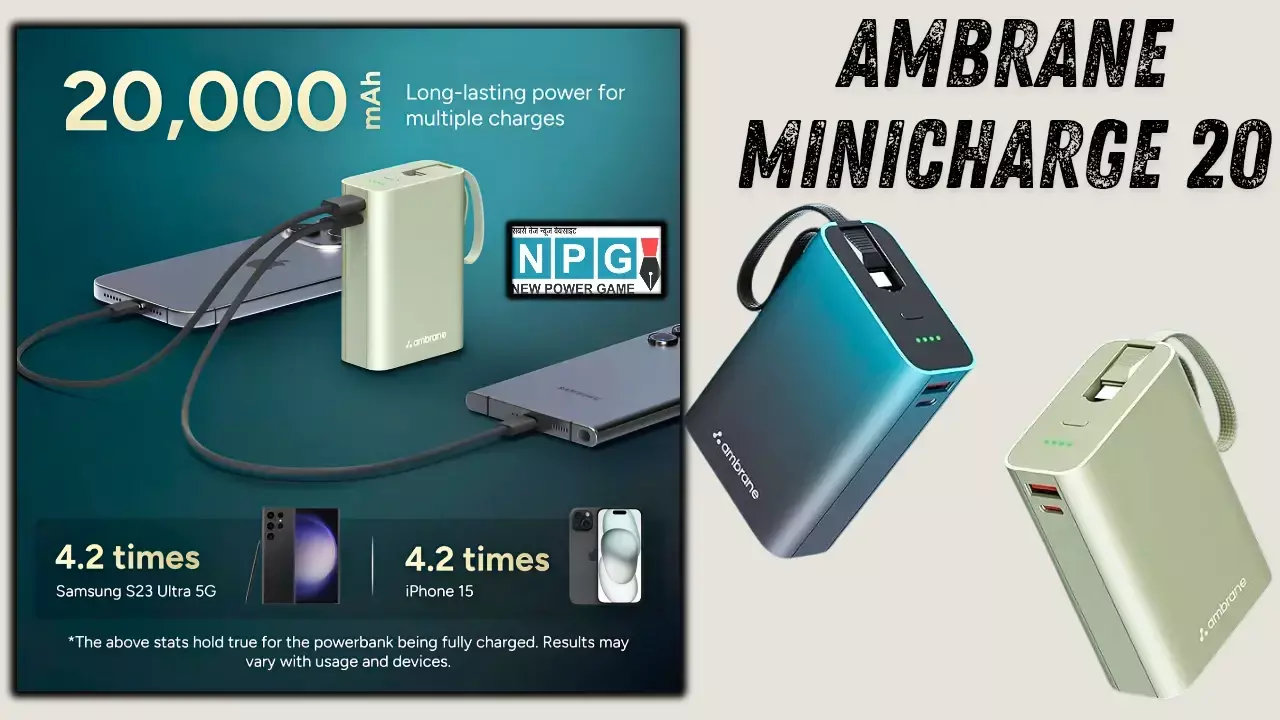 पॉकेट में पावरहाउस! ये 20000mAh का पावरबैंक करेगा आपके iPhone और Samsung जैसे फ़ोन्स को चार्ज, कीमत सिर्फ ₹1,899