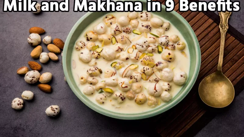 Milk and Makhana in 9 Benefits: मखाना और दूध है सेहत के लिए बेहद फायदेमंद, स्वादिष्ट एवं पौष्टिक सेहत को मिलते है 9 लाभ…