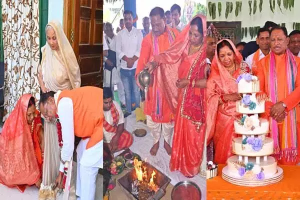 Vishnu Deo: विष्णुदेव साय का जन्मदिन: बगिया में पहले लिया मां का आशीर्वाद, कथा का आयोजन और फिर बच्‍चों, मित्रों व ग्रामीणों के साथ बांटी खुशियां