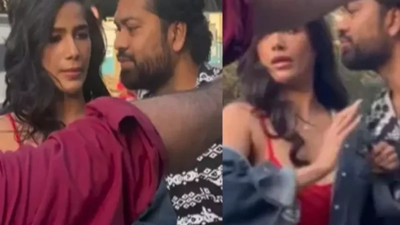Poonam Pandey Kiss Video: ओ भाई, इस आदमी पर चढ़ा उदित नारायण का खुमार, सेल्फी के बहाने एक्ट्रेस पूनम पांडे को जबरदस्ती KISS, वीडियो वायरल…