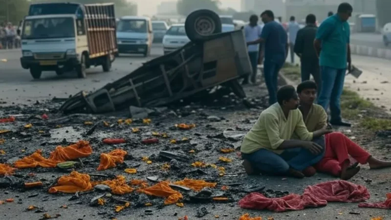 Nashik Road Accident Video: रफ्तार का कहर! नासिक में भीषण सड़क हादसा, कंटेनर ने कई गाड़ियों को रौंदा – देखें दर्दनाक वीडियो!