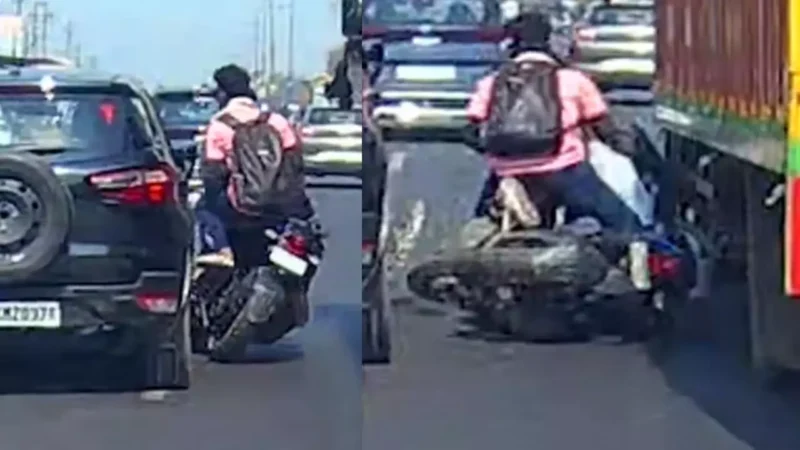 Viral Video: रोंगटे खड़े कर देने वाला VIDEO: सड़क पर मौत को छूकर निकले तीन दोस्त, देखकर आप भी रहे जाएंगे हैरान…