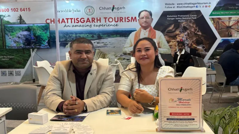 SATTE 2025: पर्यटन स्थलों को प्रमोट करने छत्तीसगढ़ टूरिज्म बोर्ड ने बनाया विशेष स्टॉल…