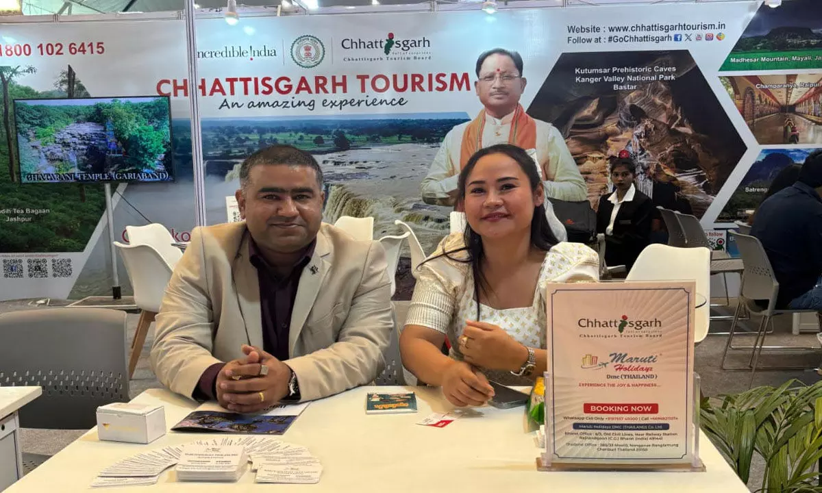 SATTE 2025: पर्यटन स्थलों को प्रमोट करने छत्तीसगढ़ टूरिज्म बोर्ड ने बनाया विशेष स्टॉल…