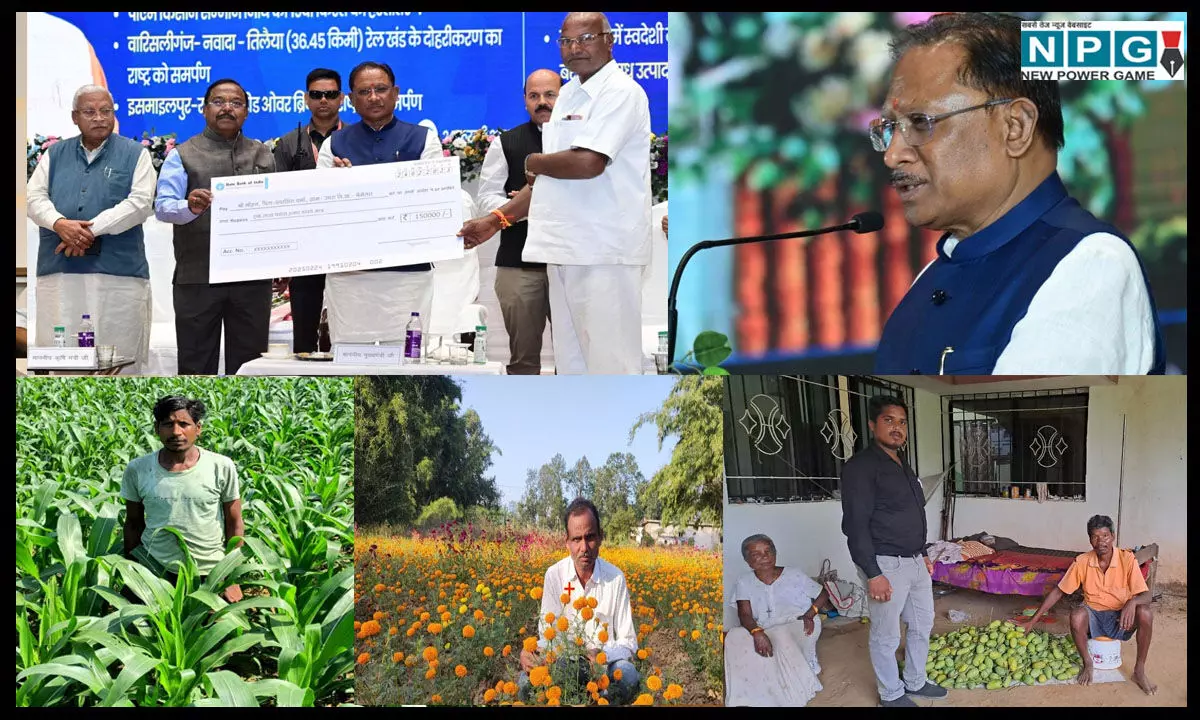 CM Vishnudeo Sai: मुख्यमंत्री विष्णुदेव साय की योजनाओं से किसानों की बदल रही तकदीर, खेती से हो रहा दोगुना लाभ…