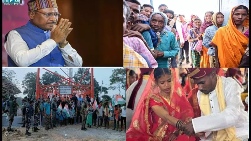 जहां गूंजती थी गोलियों के आवाजें, उस बस्तर के गांवों में गूंजा लोकतंत्र का स्वर, विष्णुदेव सरकार के प्रयासों से सामान्य होता जनजीवन