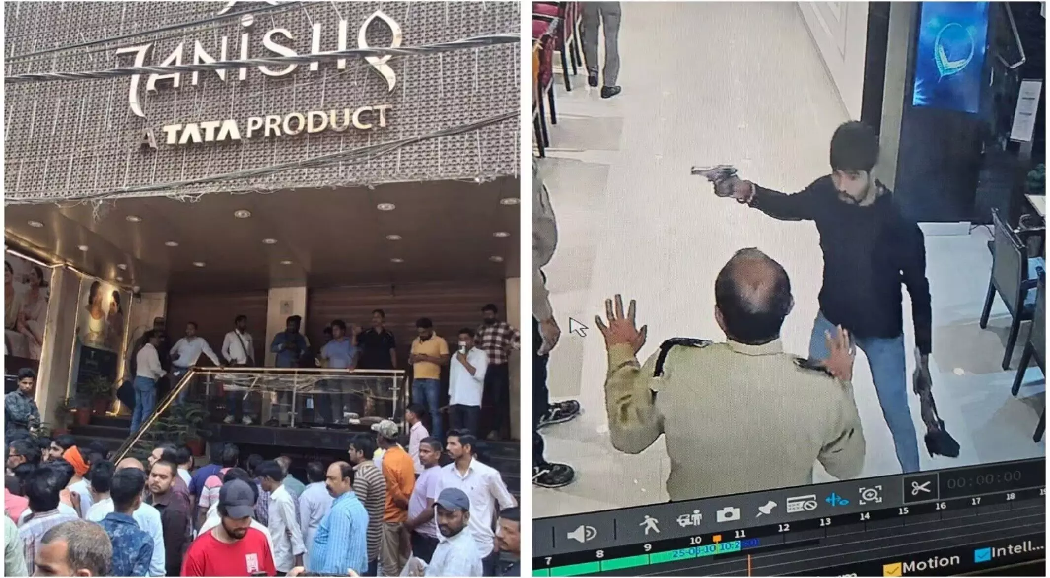 Ara Tanishq Showroom Loot: आरा में दिनदहाड़े सनसनीखेज डकैती! तनिष्क शोरूम से 25 करोड़ के जेवरात लूटकर बेखौफ बदमाश फरार, CCTV में कैद हुई वारदात!