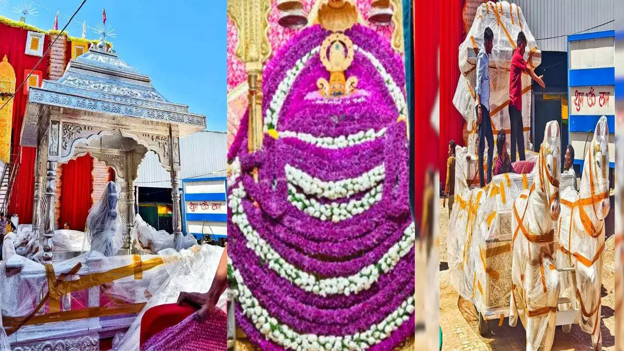Rajasthan Khatu Shyamji Rath Yatra: चांदी के रथ में बाबा श्याम की भव्य रथ यात्रा, भक्तों ने खेली होली