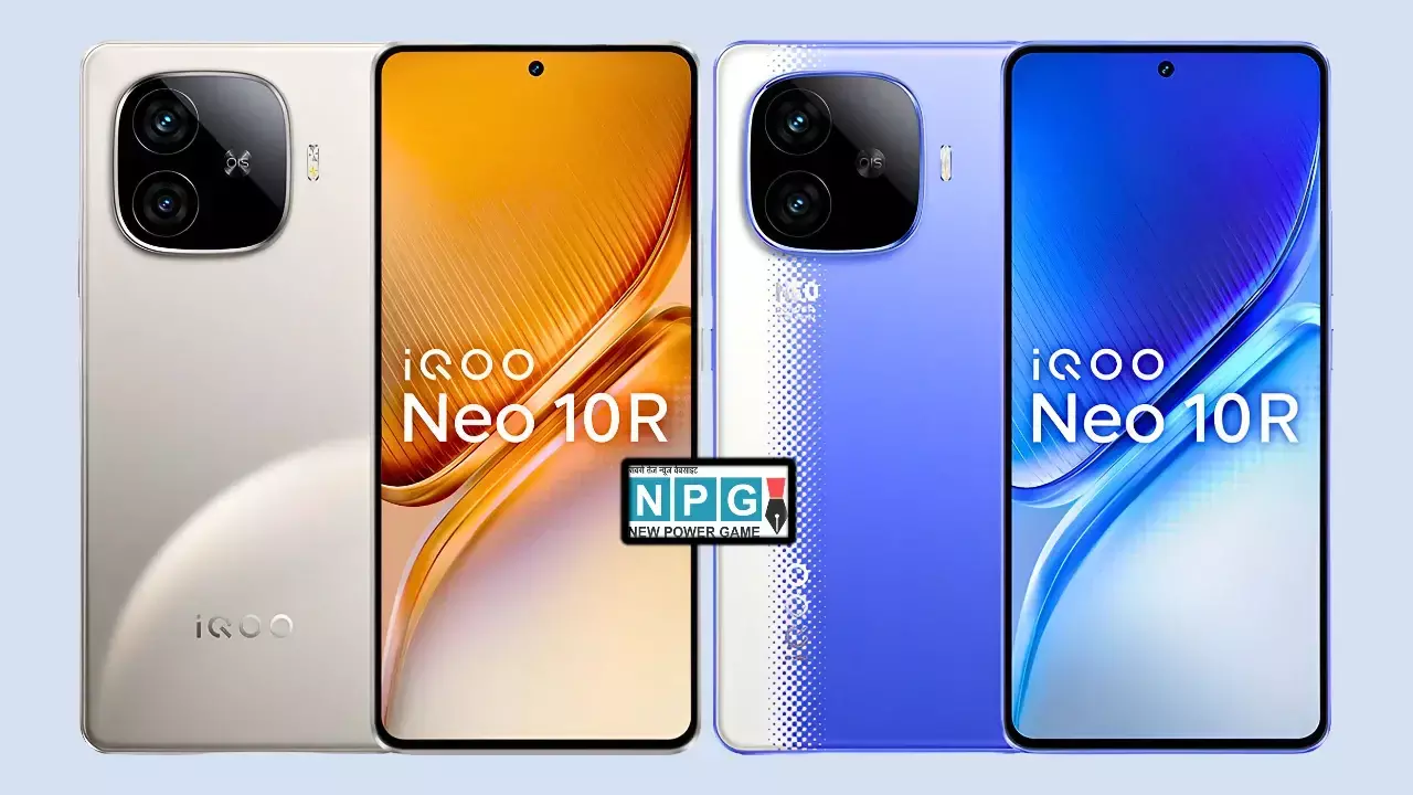iQOO Neo 10R भारत में लॉन्च: 6,400mAh बैटरी, 50MP Sony कैमरा और स्नैपड्रैगन 8s जेन 3 के साथ आया गेमिंग का नया बादशाह, कीमत ₹24,999 से शुरू