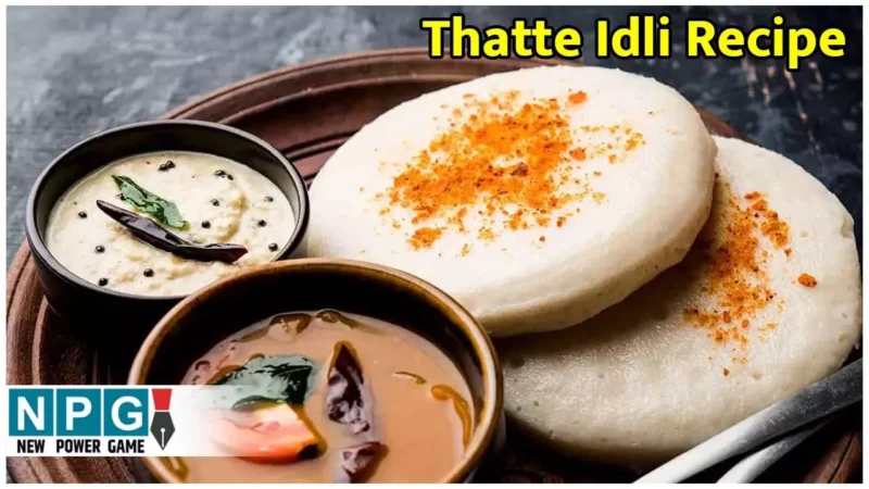 Thatte Idli Recipe: रायपुरियंस को भा रही है थट्टे इडली,क्या है इनमें इतना खास? आइए जानते हैं रेसिपी…